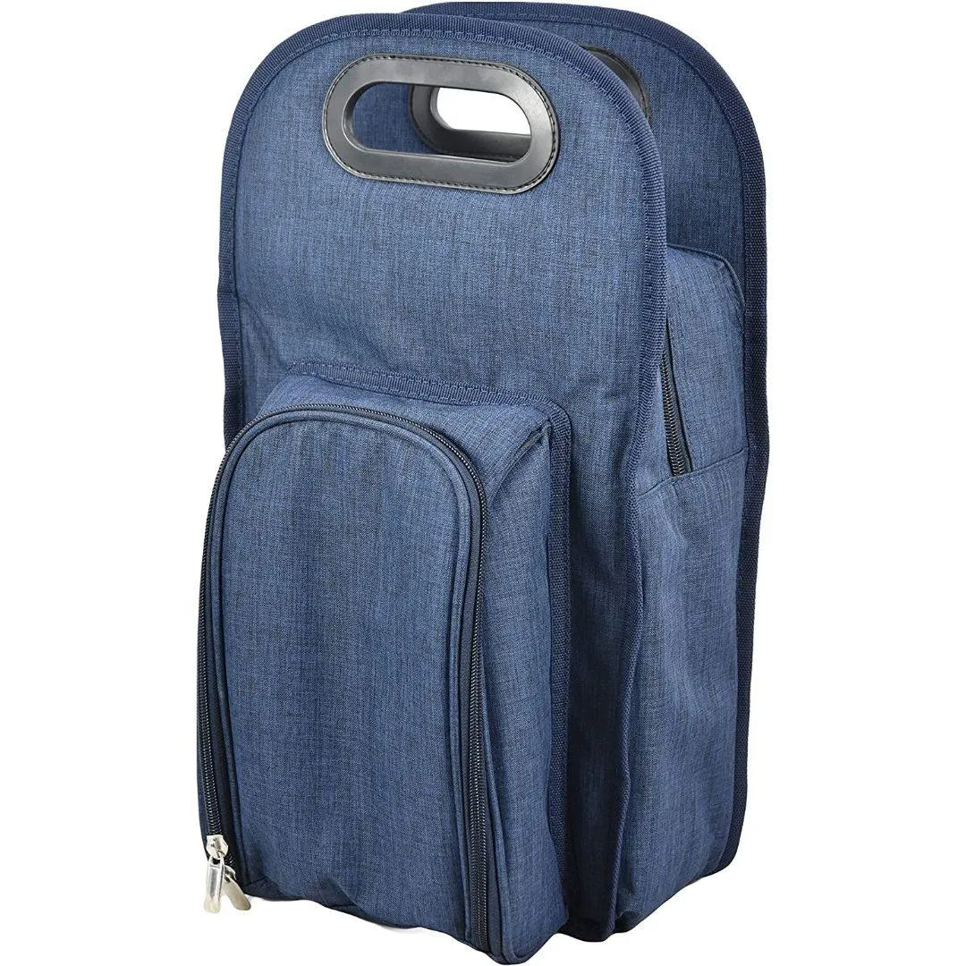 2 Person Denim Wine Bottle Cooler