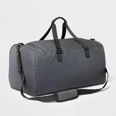 60L Duffel Bag Gray - Open