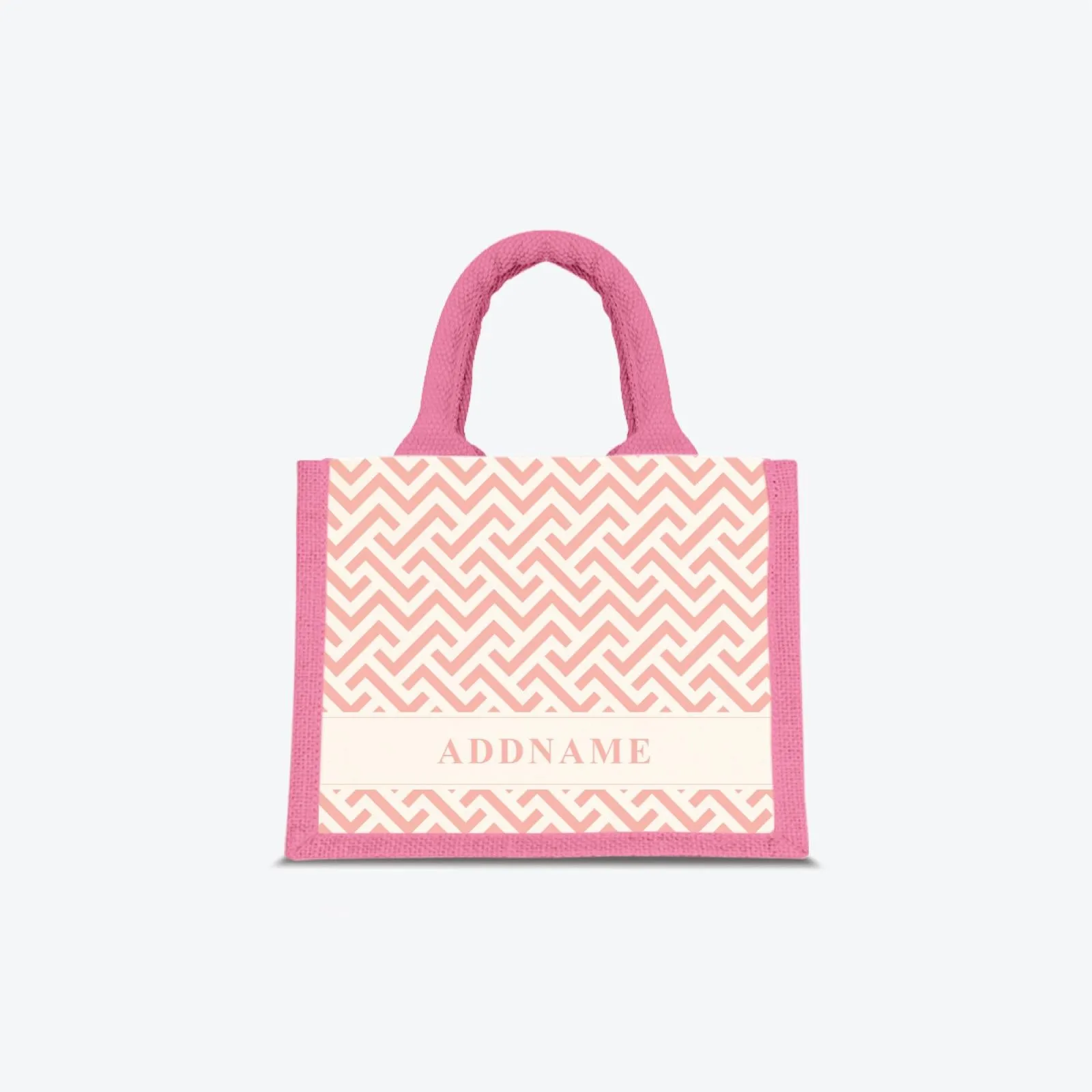 AUFBAU Series - Pastel Peach Jute Bags