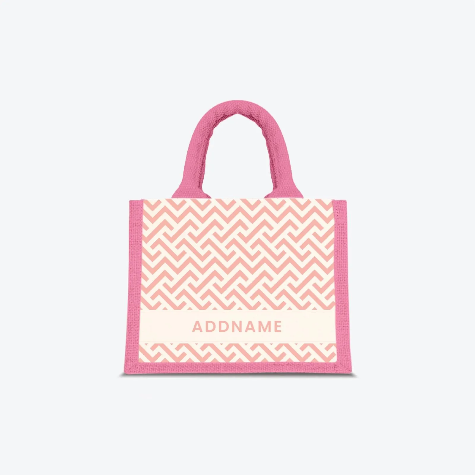 AUFBAU Series - Pastel Peach Jute Bags