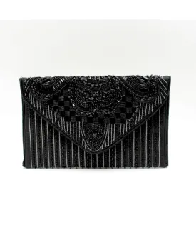 Beaded Envelope Clutch Bag