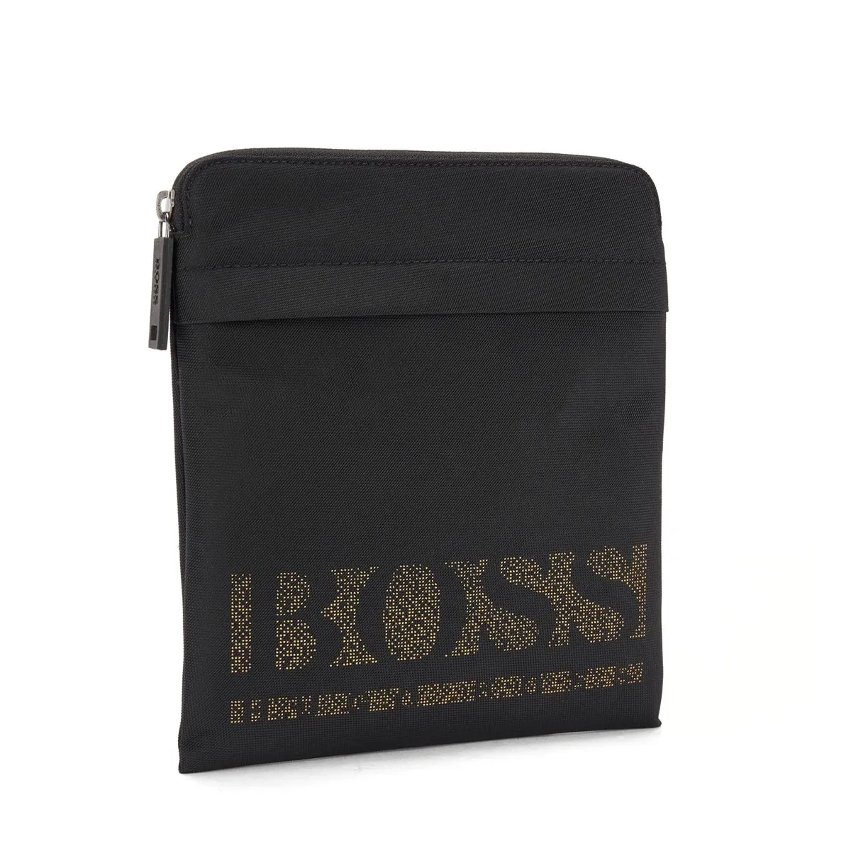 BOSS Magnified_S Z env Bag in Black & Gold