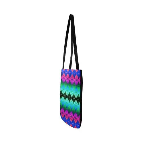 Cofitichequi Moon Shadow Reusable Shopping Bag (Two sides)