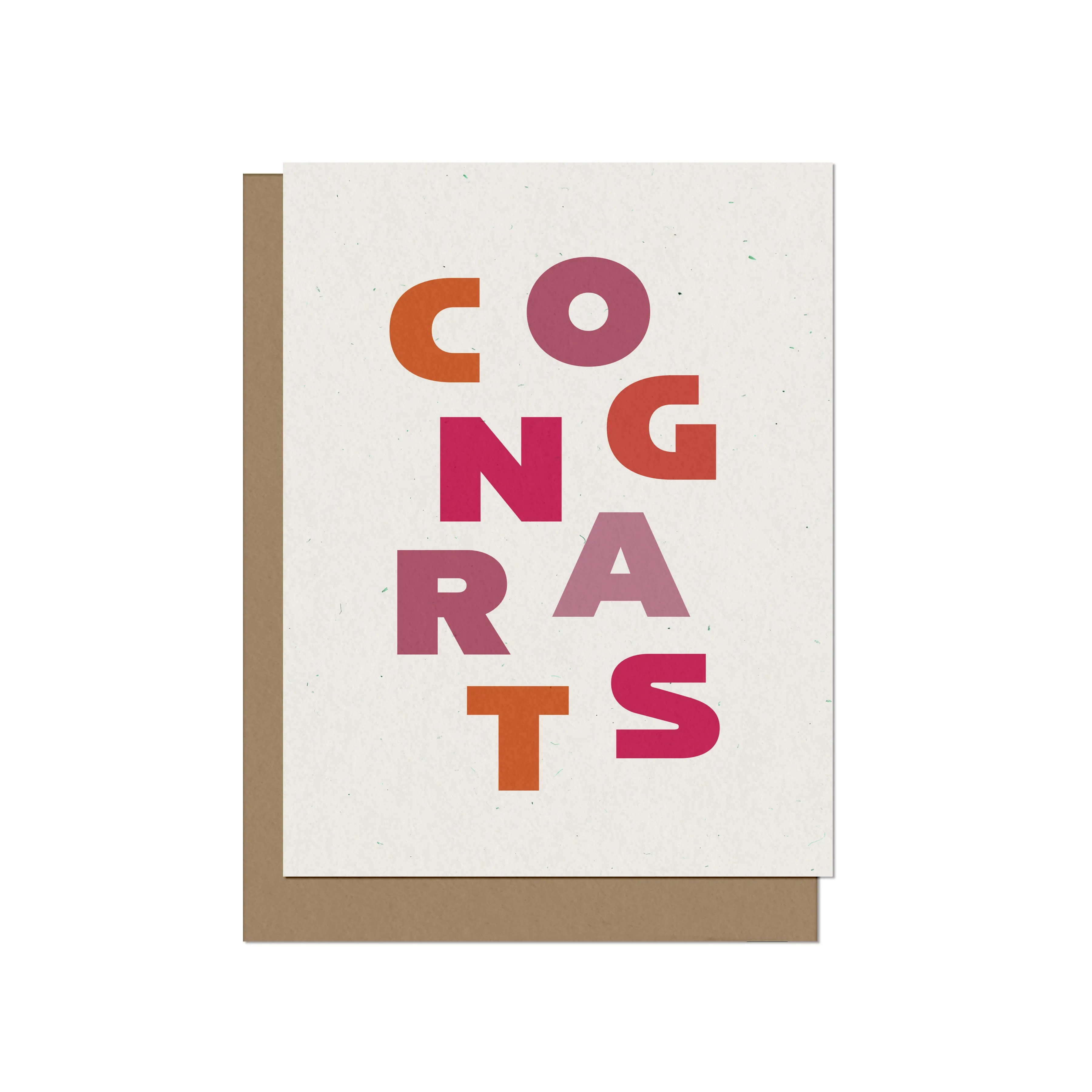 Colorful Playful Congrats Card