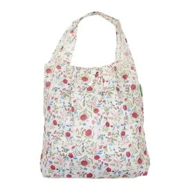 Eco Chic Lightweight Foldable Reusable Shopping Bag Floral