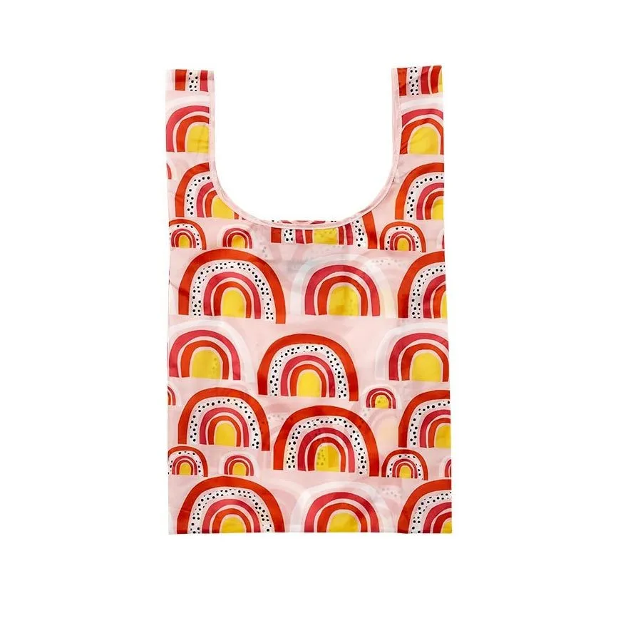 Eco Recycled Foldable Tote Bag - Rainbows