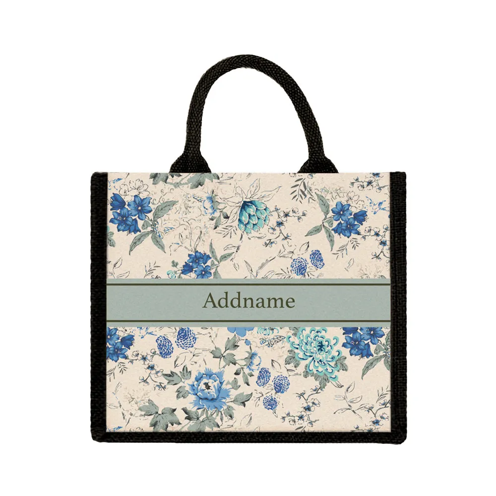 Flora Carolina Jute Tote Bag