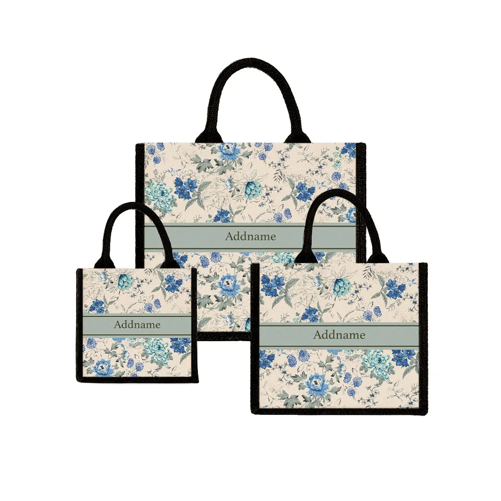 Flora Carolina Jute Tote Bag