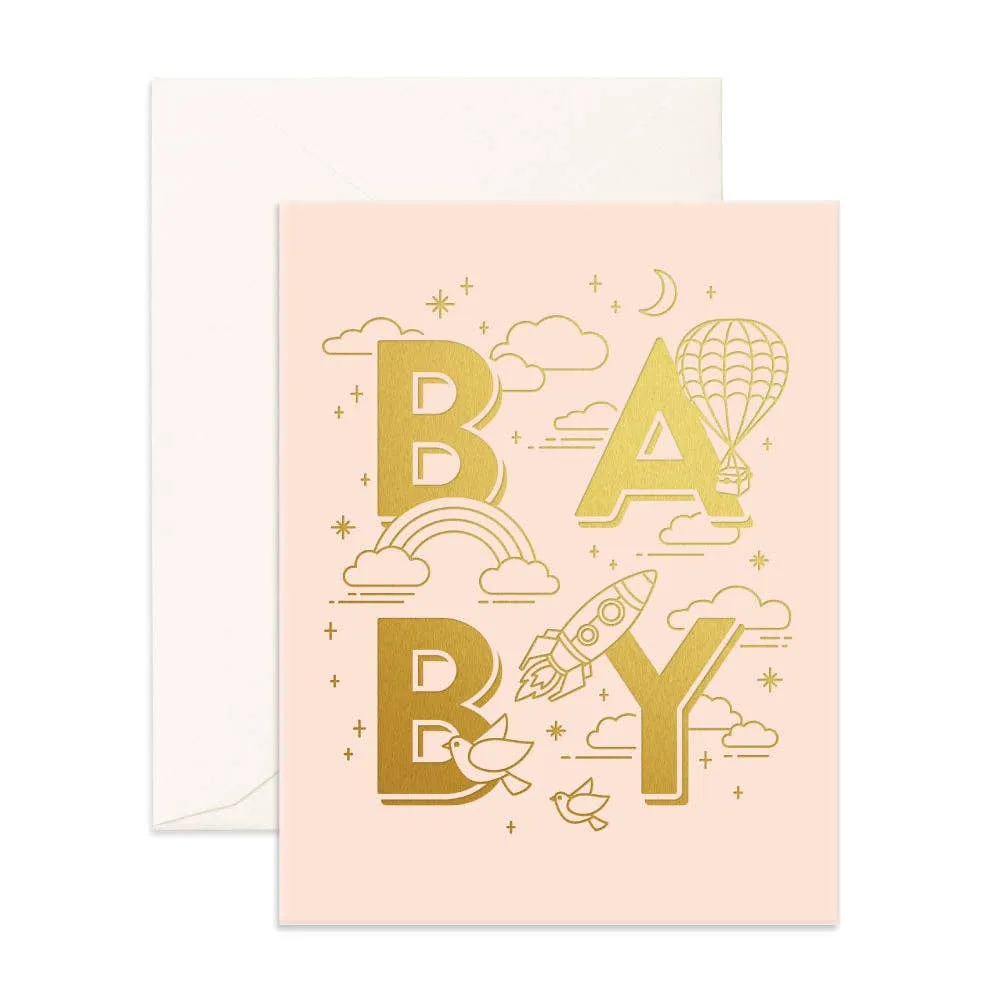 Fox & Fallow - Baby Universe Greeting Card