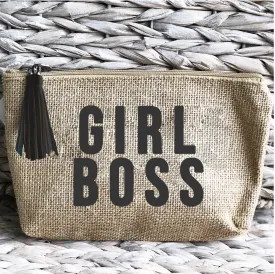 'Girl Boss' Jute Everything Bag