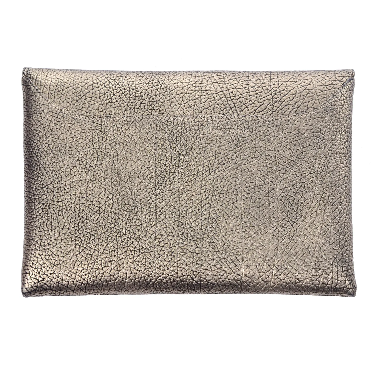 Givenchy Metallic Antigona Medium Leather Envelope Clutch