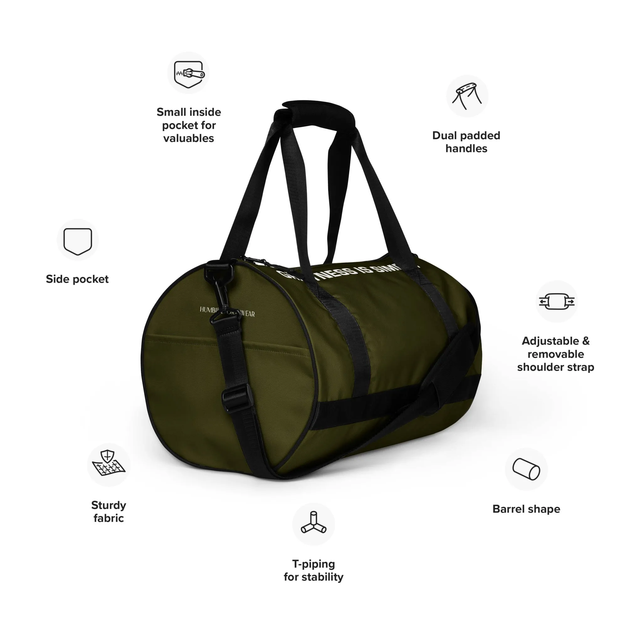 Humble Sportswear™ GIS Karaka Duffle Bag