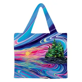 Indigenous Collection Reusable Shopping Bag - Shawna Boulette Grapentine: Reflect & Grow