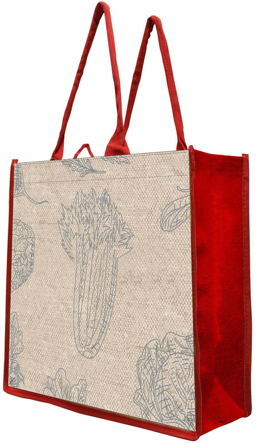 Jute Bag with Padded Handles