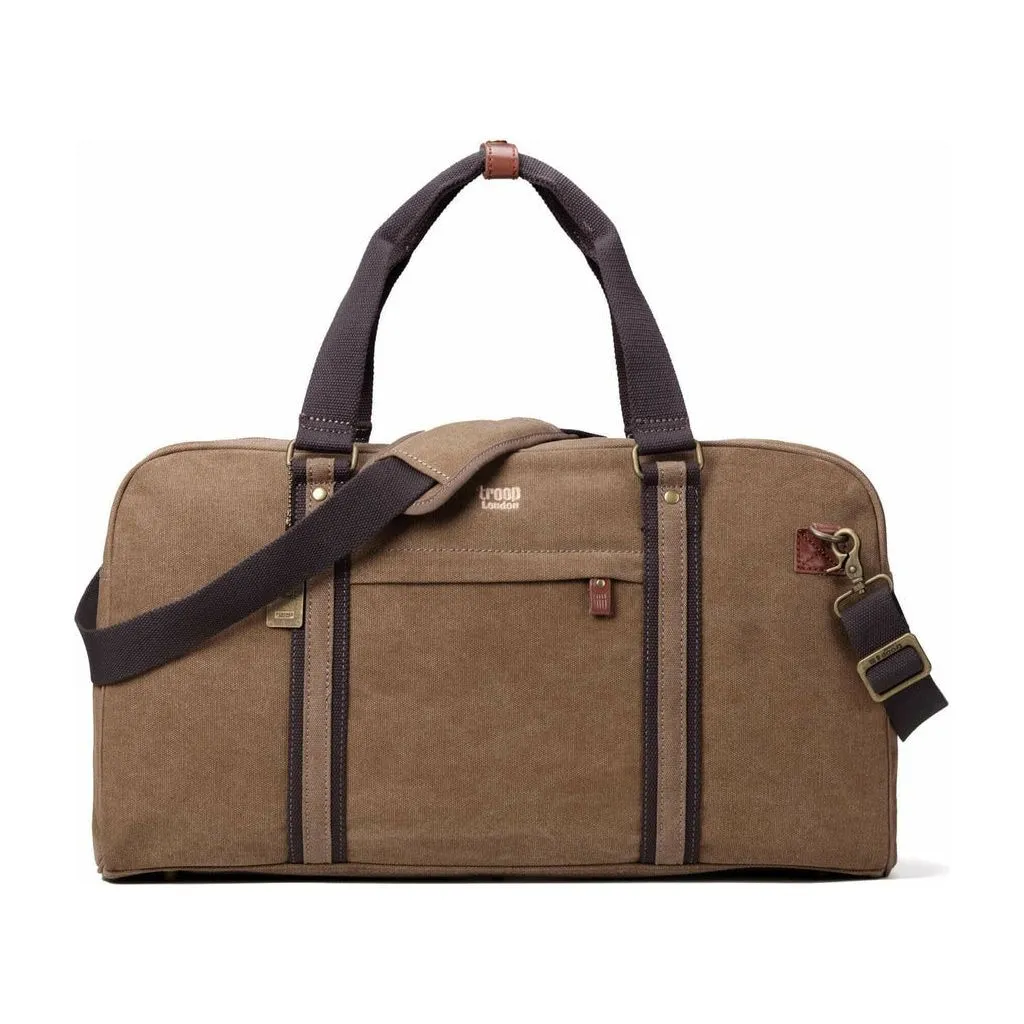 Large Holdall Weekend Bag - Troop Classic Canvas Travel Duffel Bag - 5 Colours