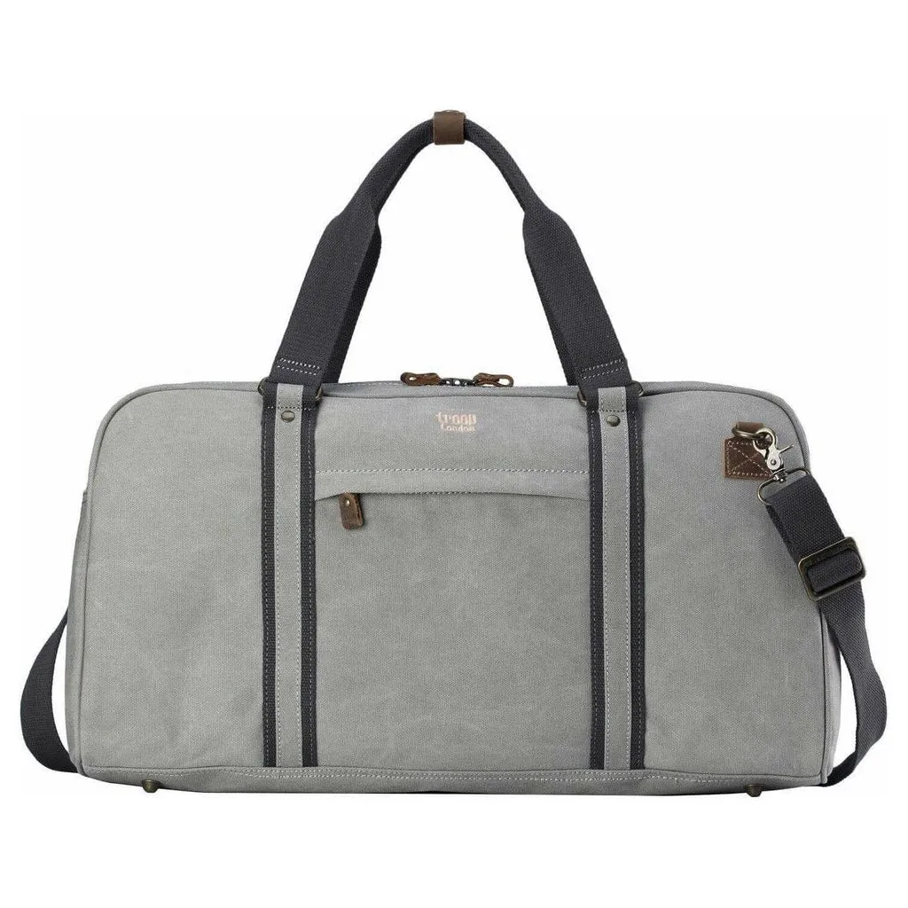 Large Holdall Weekend Bag - Troop Classic Canvas Travel Duffel Bag - 5 Colours