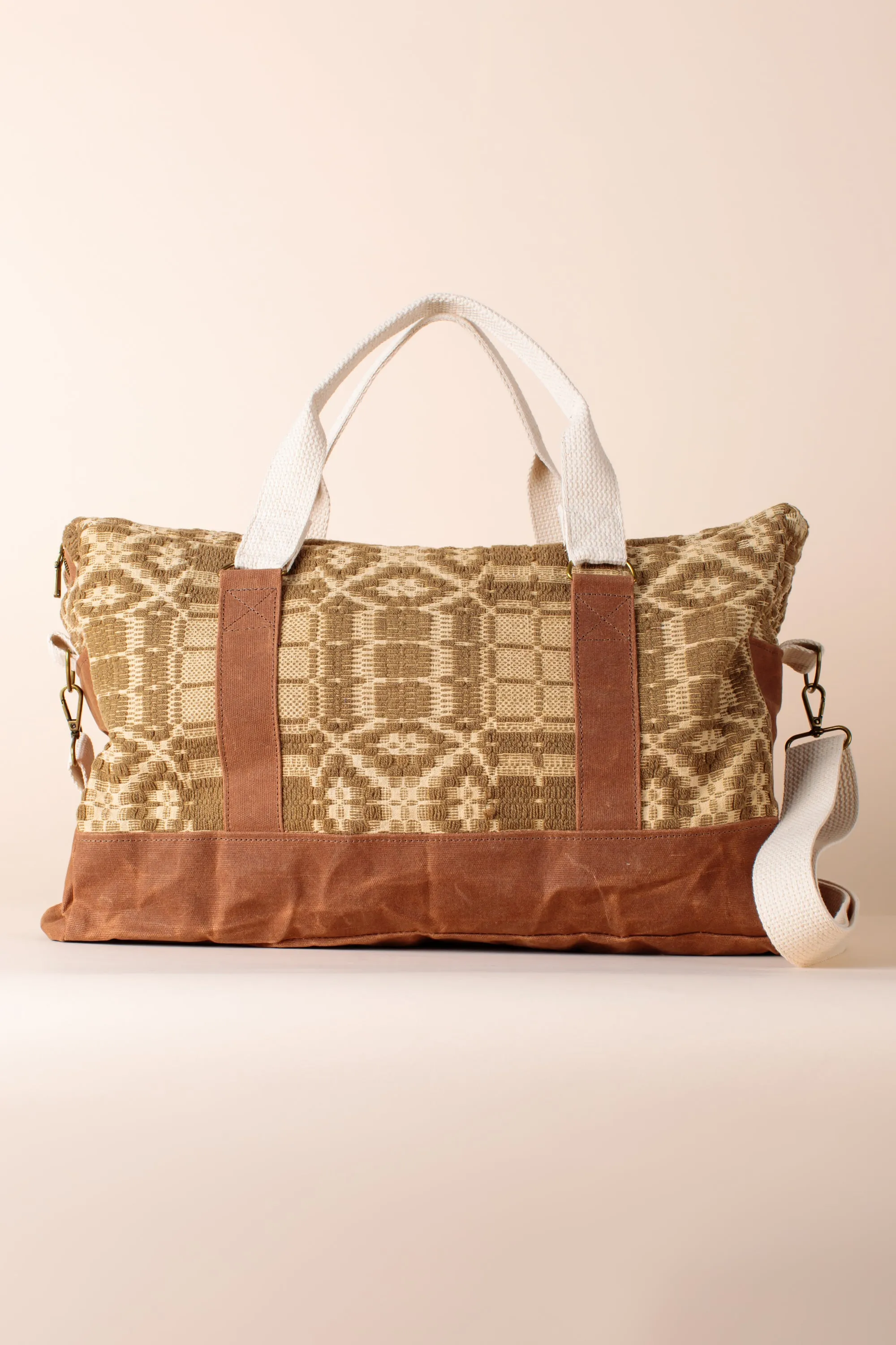 Latte Coverlet Overnight Duffel