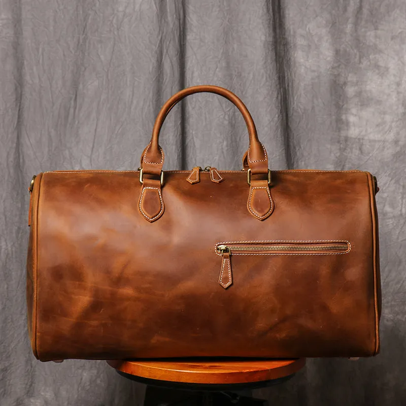 Leather Travel Bag Weekend Bag Duffel Bag Leather Duffle