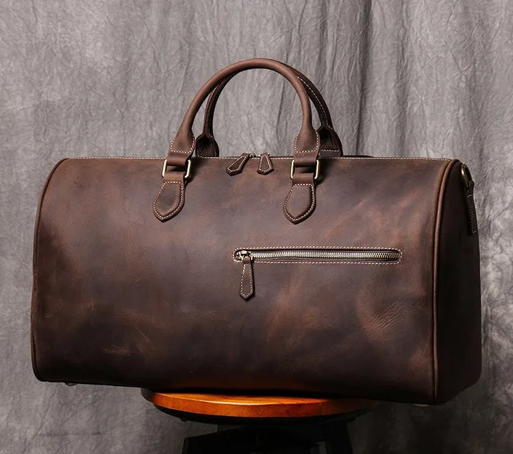 Leather Travel Bag Weekend Bag Duffel Bag Leather Duffle