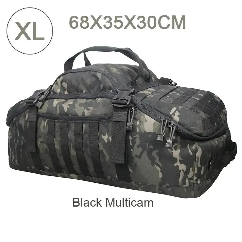 LQARMY 60L Military Tactical Duffel Bag