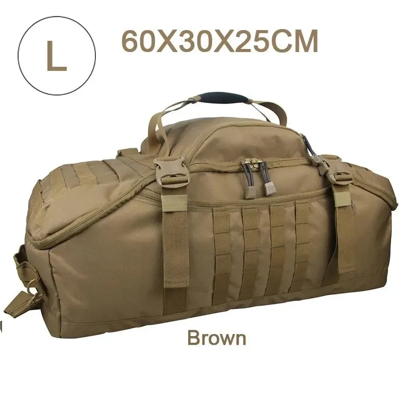 LQARMY 60L Military Tactical Duffel Bag