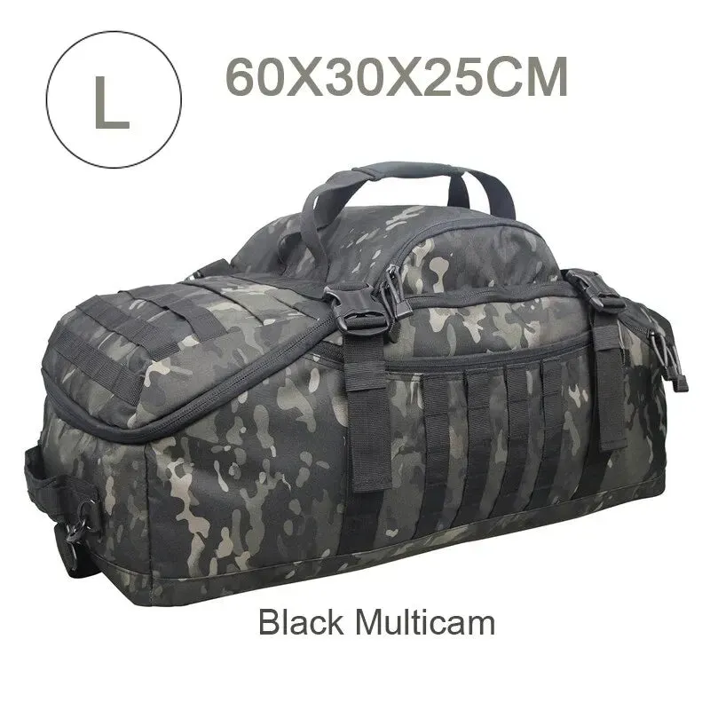 LQARMY 60L Military Tactical Duffel Bag