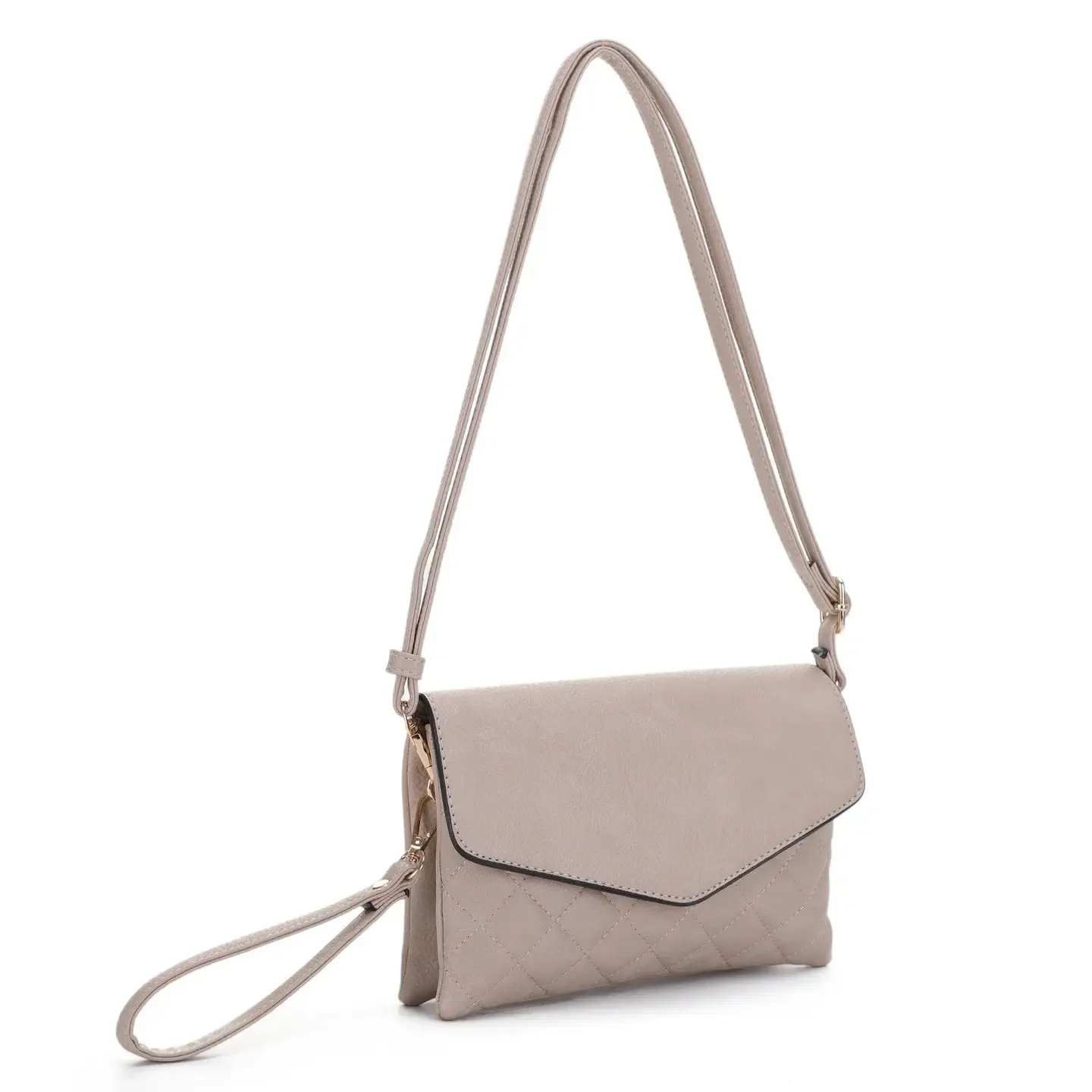 Mariah Quilted Envelope Crossbody Bag