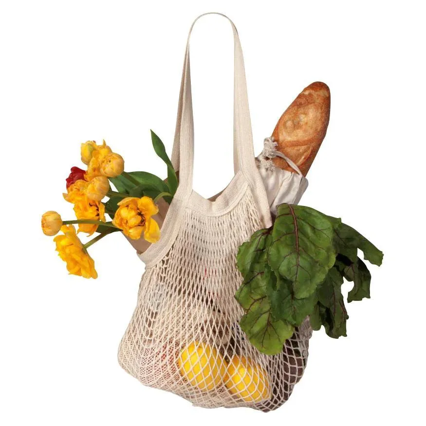 Now Designs Mesh Shopping Bag - Cognac