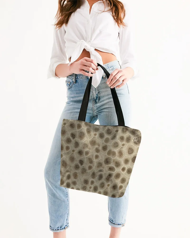 Petoskey Stone Canvas Zip Tote