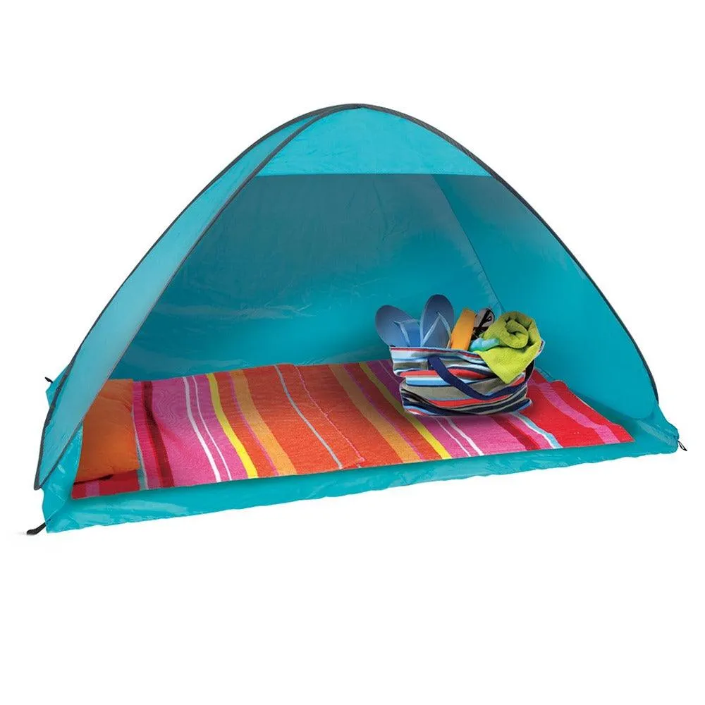 Pop Up Beach Shelter in Carry Bag | 3 Assorted Colours | 200 x 125 x 110 cm