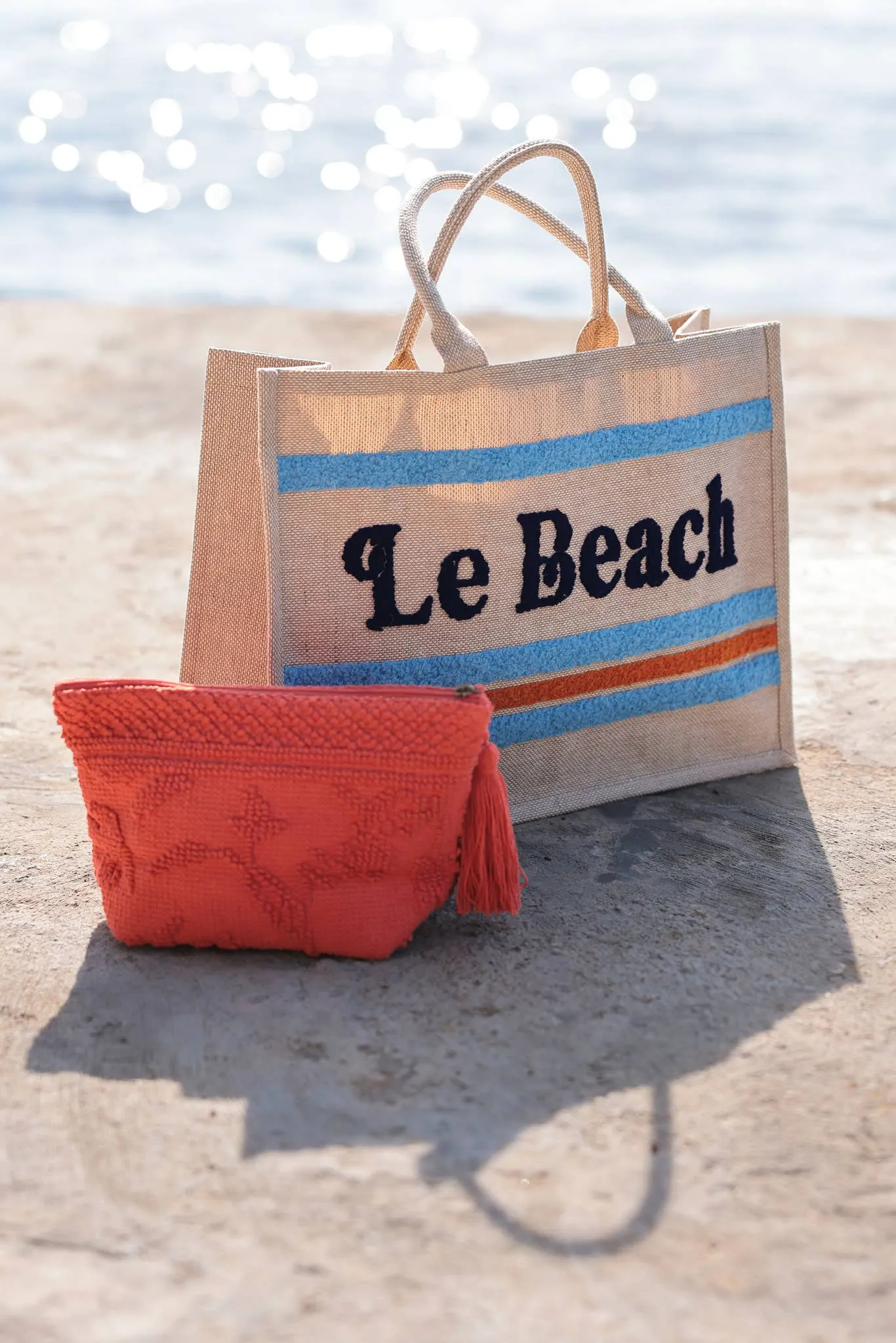 "Le Beach" Beach Bag