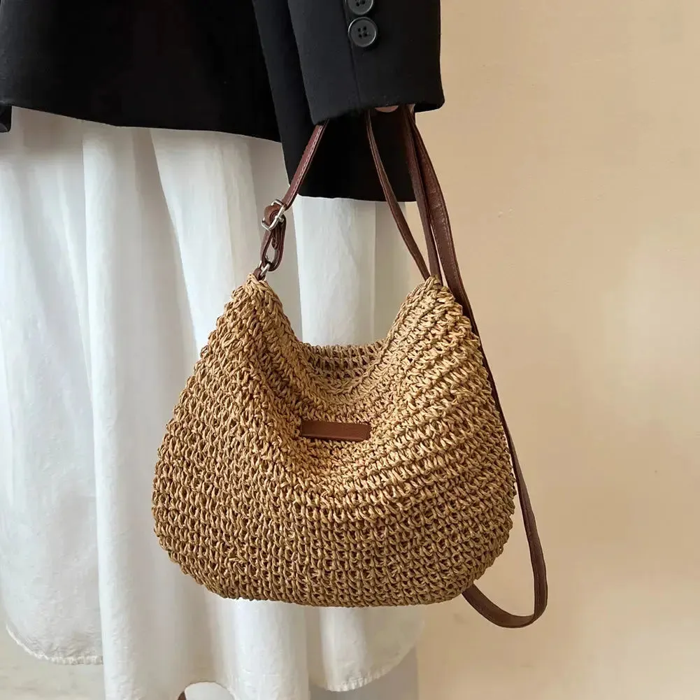 Stylish Straw Tote Bag