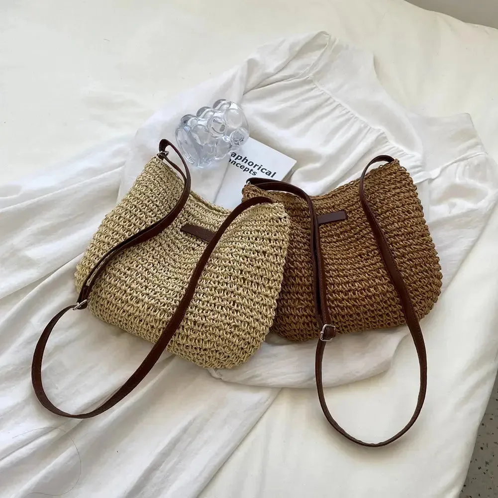 Stylish Straw Tote Bag