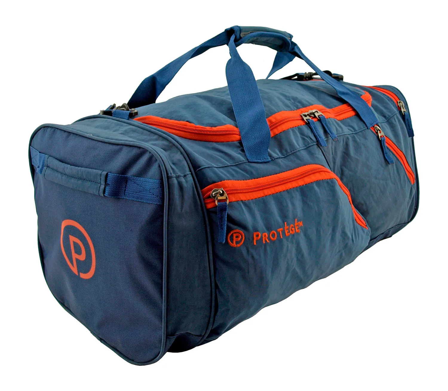 Tactical Gear - 25" Protégé Carry On Travel Duffel Bag - Blue and Red