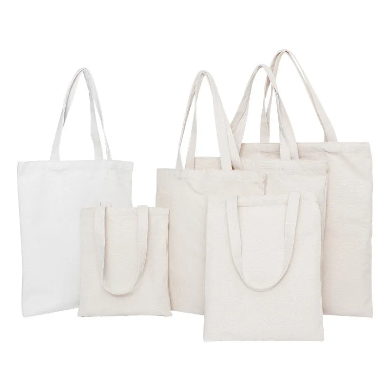 Tote Bag - 100% Cotton Canvas | Blank Bulk | Reusable | Diy Arts & Crafts | Groceries Shopping| Wedding Favors | Company Branding | School