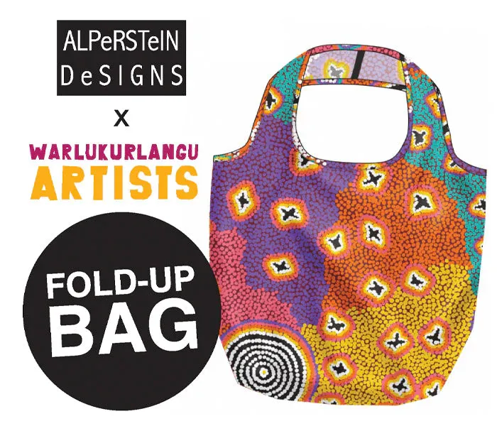 Warlukurlangu Fold Up Shopping Bag