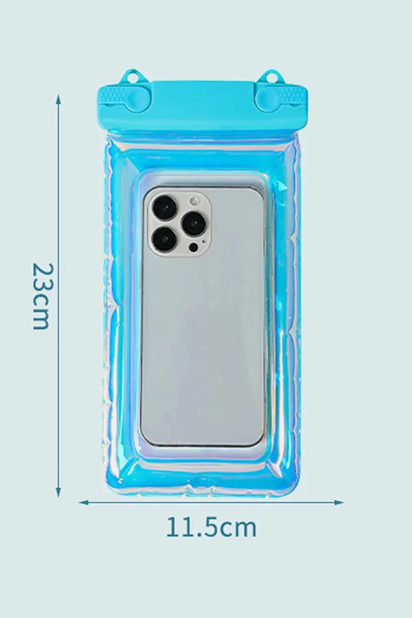 Waterproof Phone Pouch with Lanyard Clear Leakproof PVC Cell Phone Dry Bag Case Protector