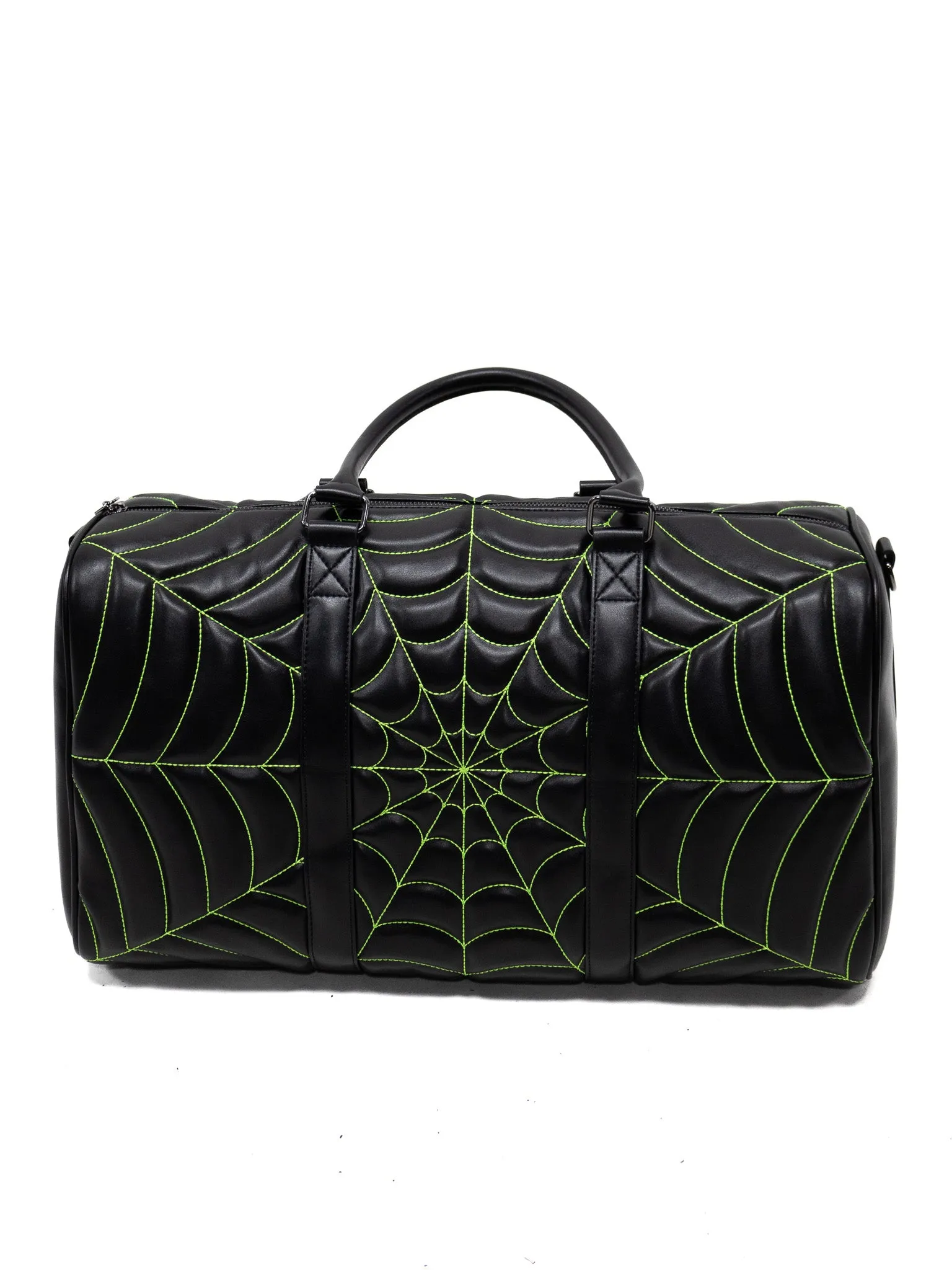 Web Weekender Bag (Black/Green) FOXBLOOD