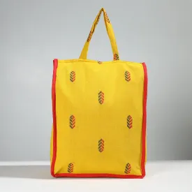 Yellow - Handcrafted Cotton Shopping Bag 25