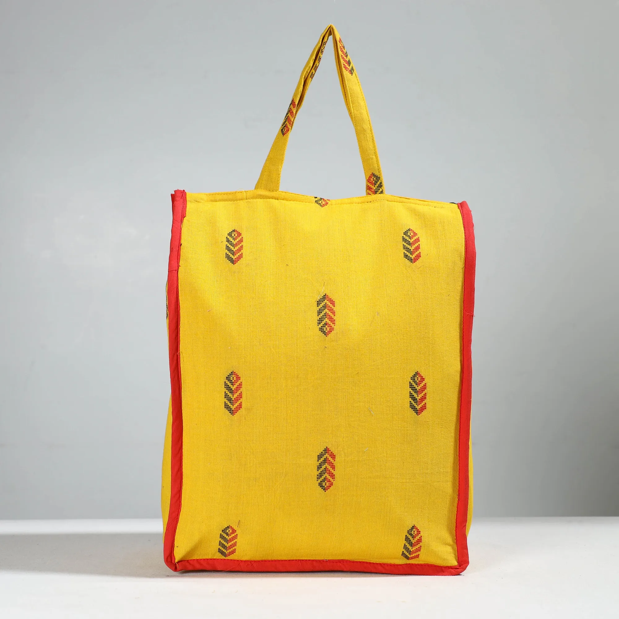 Yellow - Handcrafted Cotton Shopping Bag 25